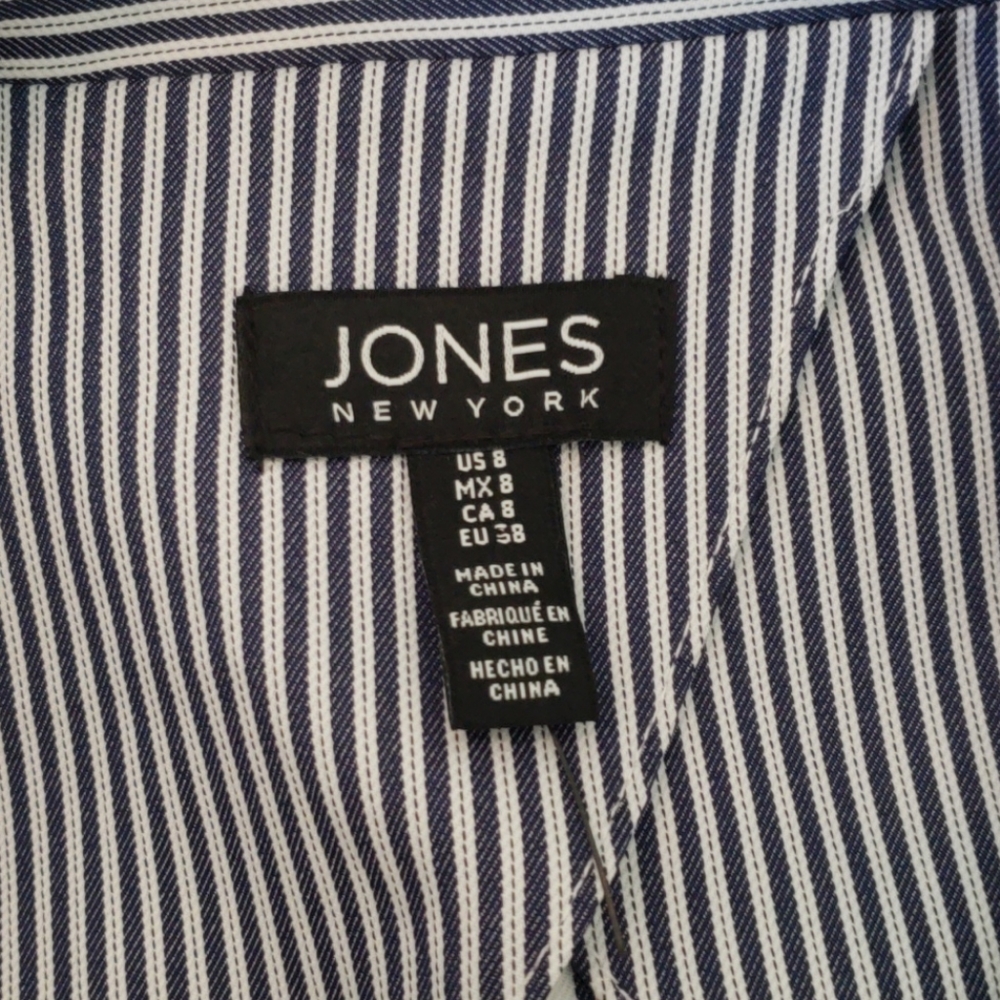 JONES OF NEW YORK STRIPED BLAZER - Picture 5 of 6